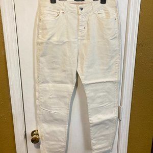 Twin Set women's size 27 embellished side stripe drop slouchy fit CHANTAL jeans